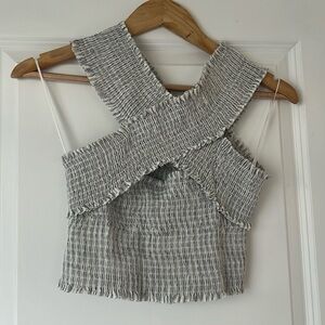 Urban Outfitters Cross Crop Top